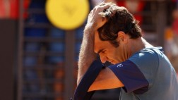 Federer eliminado sorpresivamente en debut en Masters de Roma