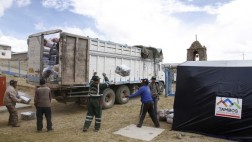 Equiparon 41 'Tambos' para contrarrestar las heladas y friajes