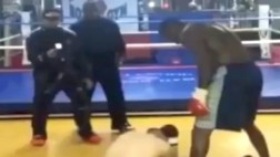 Boxeador olímpico le da paliza a luchador por insultos racistas