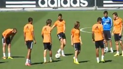 Cristiano baila y realiza 'locuras' en entrenamiento del Madrid