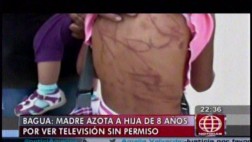 Bagua: madre azotó a su hija por ver televisión sin permiso