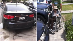 Autos bloquean rampas y accesos para discapacitados