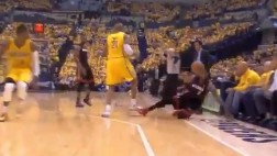 Mira el tremendo ‘teatro’ de LeBron James ante los Pacers