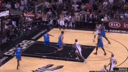El 'pase escopeta' de Manu Ginobili en las finales de la NBA