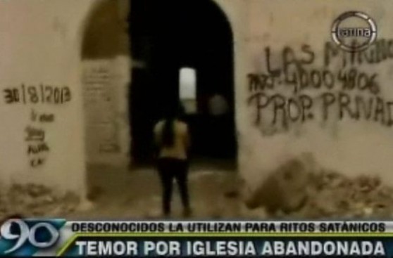 Huaura: denuncian mal uso de iglesia abandonada