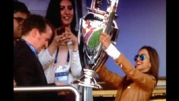 ¿Irina Shayk, la novia de Cristiano, levantó la Champions?