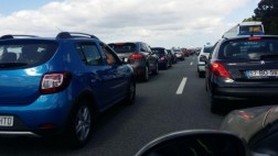 Champions: colas de autos de 2 km. para llegar a ver la final