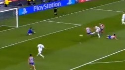 Gareth Bale erró esta clara ocasión en la final de la Champions