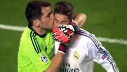 Casillas besó a Ramos tras el gol que salvó a Real Madrid