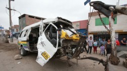 Dos heridos deja accidente vehicular en el Callao