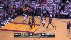 NBA: sorpresivo y espectacular pase de Wade que resolvió LeBron