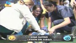 Kina Malpartida sufrió una fuerte caída en "Esto es guerra"