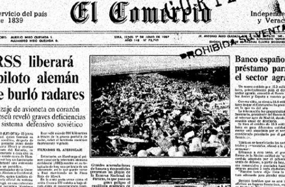 Así ocurrió: Alemán aterriza en la Plaza Roja de Moscú en 1987