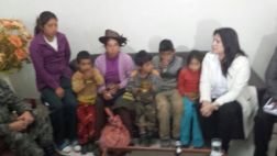 Madre e hijos secuestrados por SL ya están a buen recaudo