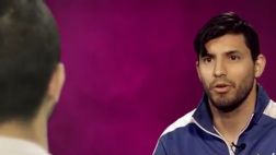 Agüero bromeó en entrevista: "Messi sueña ser como yo"