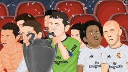La final de la Champions en sensacional reproducción animada