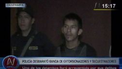 Oxapampa: PNP capturó a banda de extorsionadores
