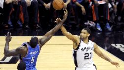 NBA: Spurs aplastaron a Thunders y quedaron a un punto de final