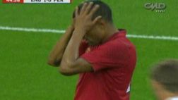 Ramírez erró ocasión de gol que le pudo dar empate a Perú
