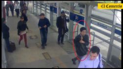 Magaly Solier: imágenes grabadas en estación del Metropolitano