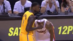 NBA: Stephenson y el toque al rostro que molestó a LeBron