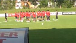 Perú entrenó en Lucerna a la espera del partido ante Suiza