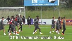 Perú completó tercer entrenamiento antes de enfrentar a Suiza