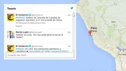 #Temblor y #Sismo es lo más comentado en Twitter