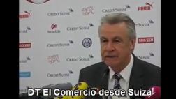 Hitzfeld y su insólito consejo para que Perú vaya al Mundial
