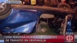 Pasajera de un taxi colectivo murió en accidente en Ventanilla