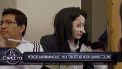 Huelga médica: con muñeco de ministra reclaman en San Bartolomé