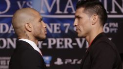 Cotto y 'Maravilla' Martínez calentaron la pelea de este sábado