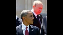 Obama y Putin tuvieron una "conversación informal" en Normandía