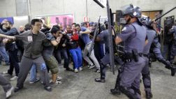 Así amaneció Sao Paulo a menos de una semana del Mundial