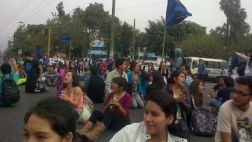 Estudiantes de la Universidad Agraria marcharon contra rector