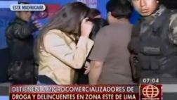 La policía detiene a 22 personas en Lima Este