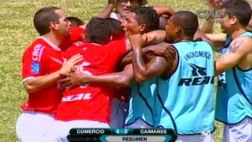 Unión Comercio golea 4-0 a los Caimanes con un buen Meza Cuadra