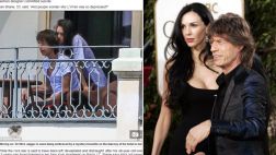 Mick Jagger olvida su luto con misteriosa jovencita