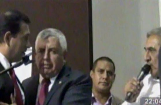 Huacho: gresca se produjo en plena audiencia pública