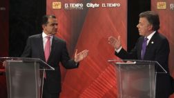 Colombia: Santos y Zuluaga se lanzan acusaciones en debate