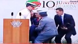 El presidente de Portugal se desmayó en pleno discurso