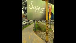 Panel publicitario de Susana Villarán invadió ciclovía