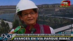 Villarán pide a Burgos "no politizar" apoyo a Vía Parque Rímac