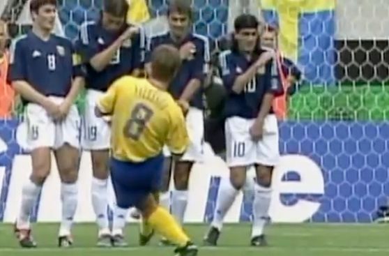 El golazo de Suecia que eliminó a Argentina en el Mundial 2002