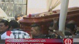 Hoy se exhumarán los restos de la cantante Edita Guerrero