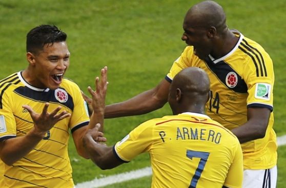 Colombia goleó 3-0 a Grecia y no extrañó a Falcao en el Mundial