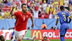 Suiza venció 2-1 a Ecuador en los minutos finales del partido
