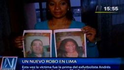 Robaron más de S/.20 mil a prima de 'Balán' Gonzáles