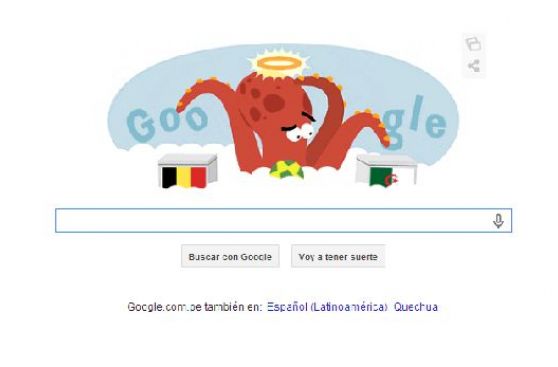 Brasil 2014: Google recuerda al 'Pulpo Paul' en un 'doodle'