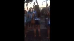 Brasil 2014: hinchas mexicanos y su burla a Argentina
